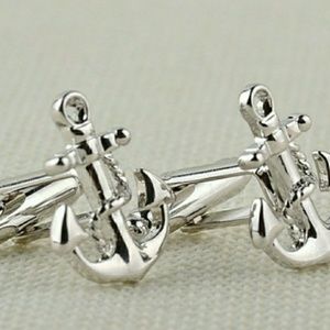 New Ship Anchor Cuff Links